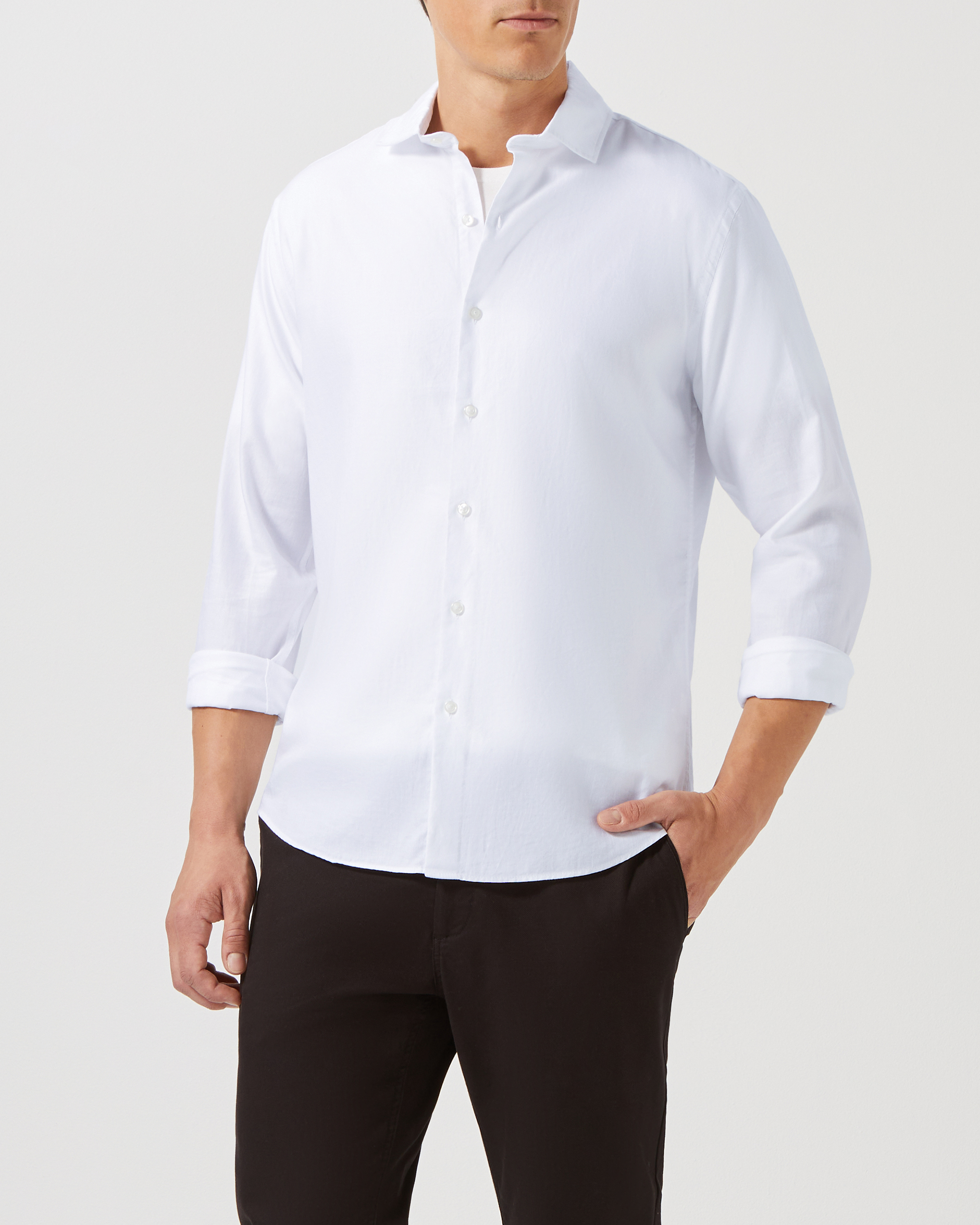 Button Up Best Non Wrinkle Dress Shirts White Mens Shirts Regular Fit  Shirts Online Tailored Performance